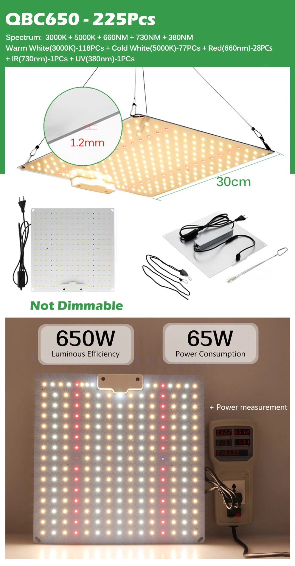 Samsung-lâmpada led lm281b para cultivo em estufas