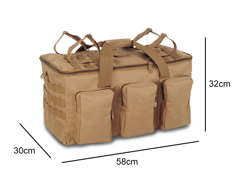 55L Outdoor Military Bag Tactical Backpack Large Capacity Camping Bags Men's Hiking Travel Mountaineering Army Luggage Bag 55L Outdoor Military Bag Tactical Backpack Large Capacity Camping Bags Men's Hiking Travel Mountaineering Army Luggage Bag