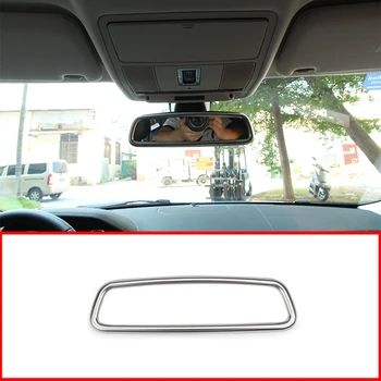 

For Land Rover Discovery Sport 2015-2016 Car Accessories ABS Chrome Interior Rearview Mirror Cover Trim