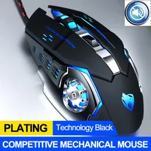  Professional Wired Gaming Mouse 6 Button 3200DPI LED Optical USB Computer Mouse Game Mice Silent Mouse Mause For PC laptop Gamer 