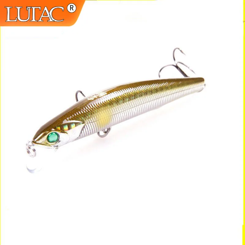 

Lutac Minnow Fishing Lure Jerkbaits 80mm 7g Sinking Artificial Tackle Wobblers