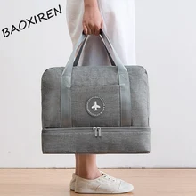 Тип плавательный сухой влажный мешок с изоляцией большая емкость двухслойная пляжная сумка портативный Багаж