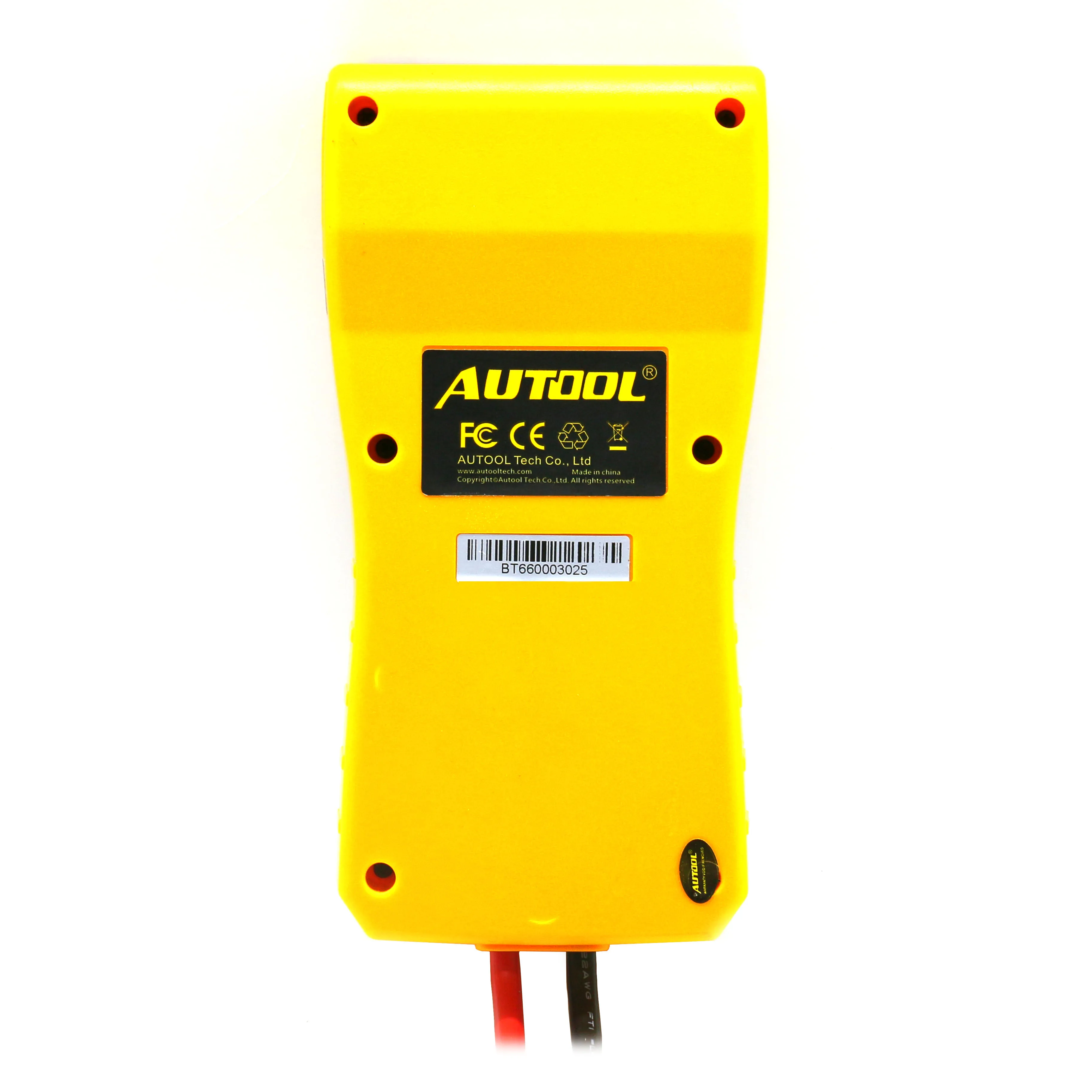 100% Оригинальный тестер системы аккумуляторов AUTOOL BT660 Встроенный термопринтер