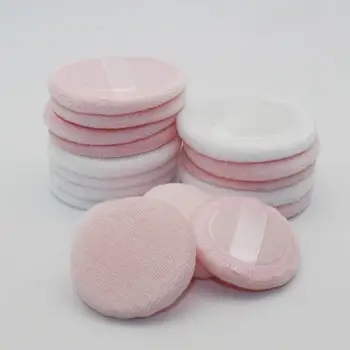 

10Pcs Powder Puff Soft Washable Professional Compact Velour Puffs for Loose Powder