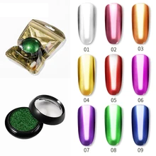 Мерцающий лак для ногтей порошок блестящее зеркало для ногтей мука мигающий титановый золотой порошок для ногтей долговечный