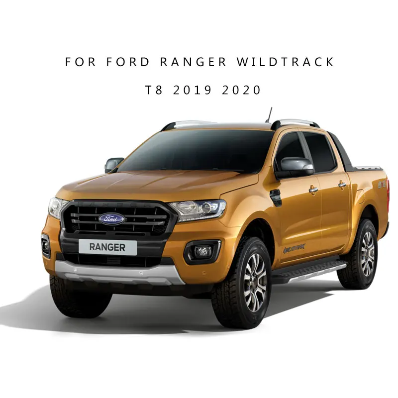 Матовый черный боковой вентиляционный капот украшения для ford ranger T8