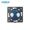 LIVOLO EU Standard, AC 220~250V  The Base Of  Wall Light Touch Screen Switch, 2Gang 1Way, VL-C702 ► Photo 2/4