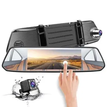 

7 Inch Dual Lens Camera Touch Screen Car DVR 1080P Rearview Mirror Video Recorder Dash Cam Night Vision Camera Car Recorder
