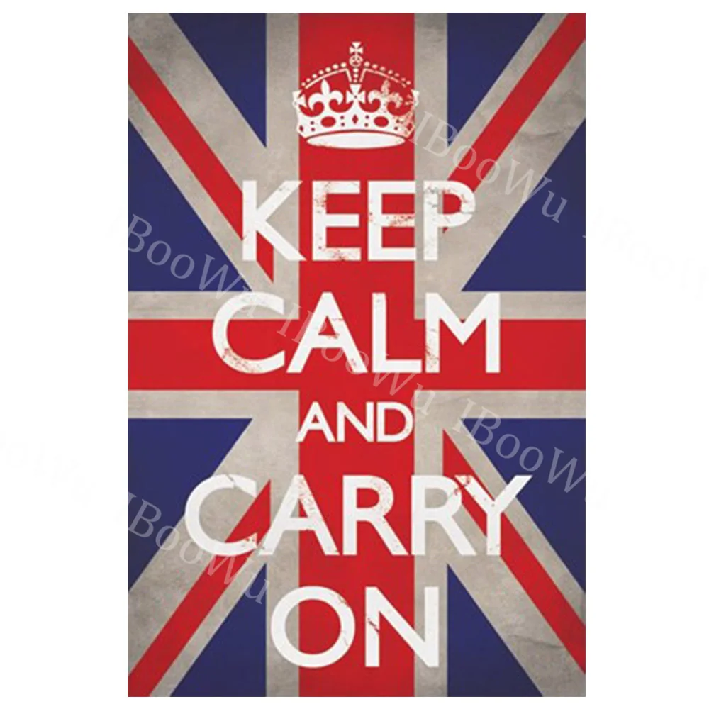 С надписью Keep Calm and питья пива олова металла плакат с подписью рыбы на есть бар Паб
