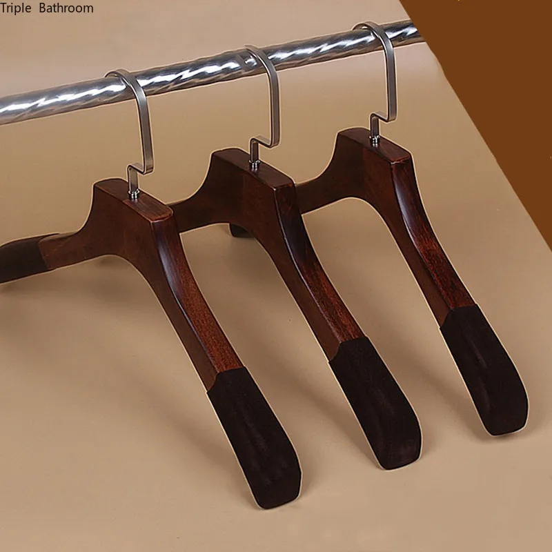 Solid Walnut Wood Suit Hangers, 60 Pack - AliExpress