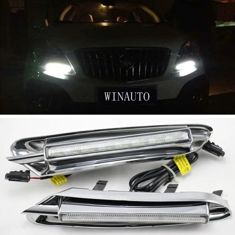 

For Buick Encore Opel Mokka 2012 2013 2014 2015 LED DRL Daytime Running Light Driving Daylight Signal lamp Styling