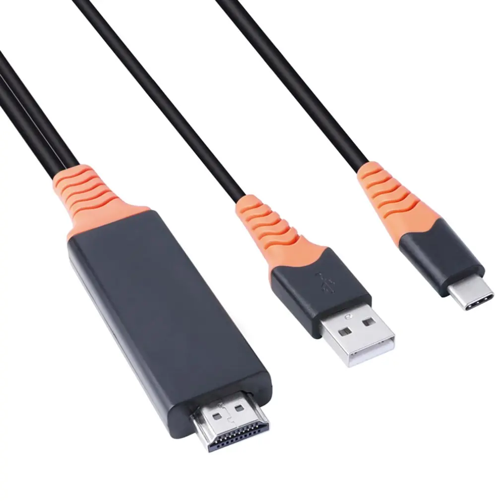Тип c к Hdmi HDTV AV ТВ кабель адаптер для samsung Galaxy S10 для Note 9 Macbook Pc профессиональный модный портативный кабель типа c