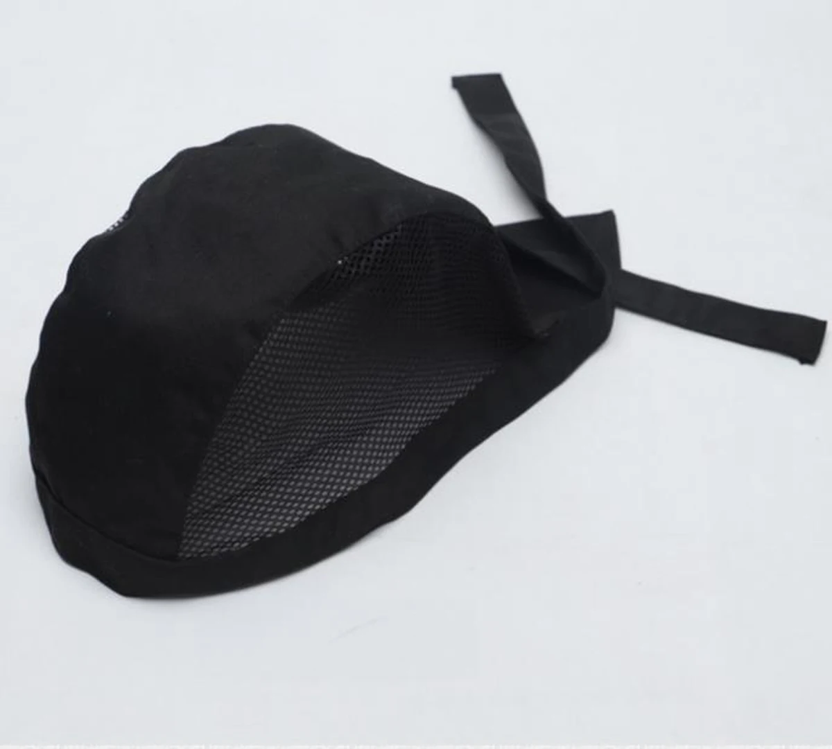 Men Women Adult Adjustable Chef Hat Mesh Kitchen Cooking Hat Restaurant Chef Skull Cap Hairproof Headband