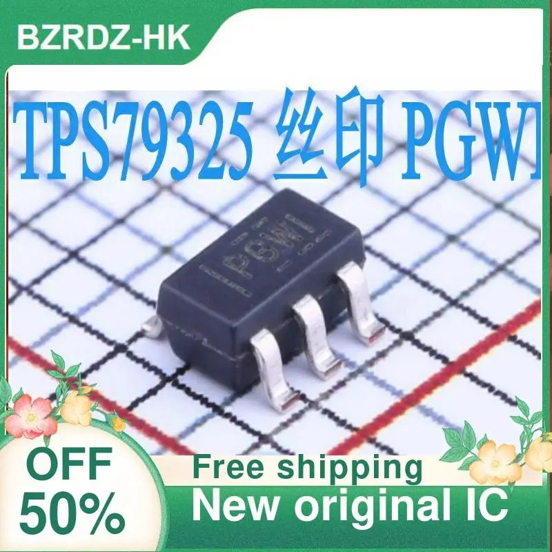 

50 шт. TPS79325DBVR TPS79325 PGWI SOT23-5 новый оригинальный IC