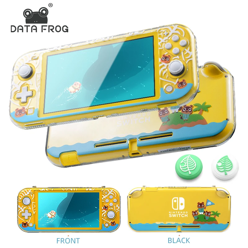 Прозрачный жесткий защитный чехол DATA FROG для Nintendo Switch Lite консоль с защитой