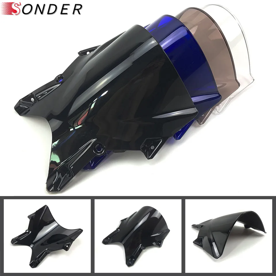 For KTM  Black Motorcycle Windscreen Windshield RC 8 8R RC8 1190 RC8R 2008 2009 2010 2011 2012 2013 2014 2015 Accessories cool license plate frames