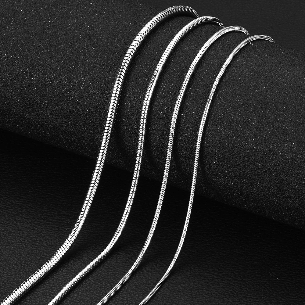 

Wholesale 10pcs/lot 316 Stainless Steel Snake Chain Multi Sizes Bracelets and Necklace Jewelry with Lobster Claw Clasps S-003*10