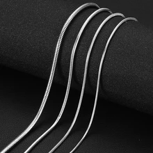 10 шт./лот 316 змея из нержавеющей стали цепи разные размеры браслеты и ожерелья ювелирных изделий с застежки "Лобстер" S-003* 10