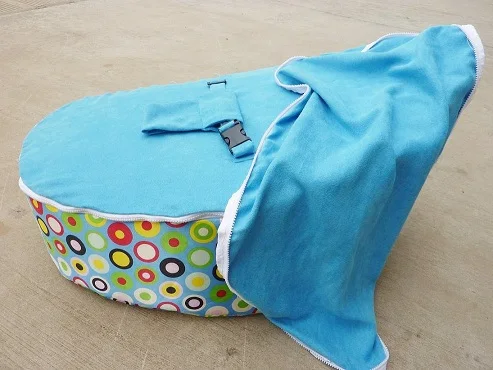 blue Оранжевые пузырьки шаблон ребенка кресло мешок, дети оснастки beanbag диван-кровати - Цвет: blue
