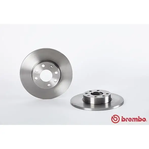Диск тормозной передний без ABS\ Opel Astra 1.2 16V 98 BREMBO 08