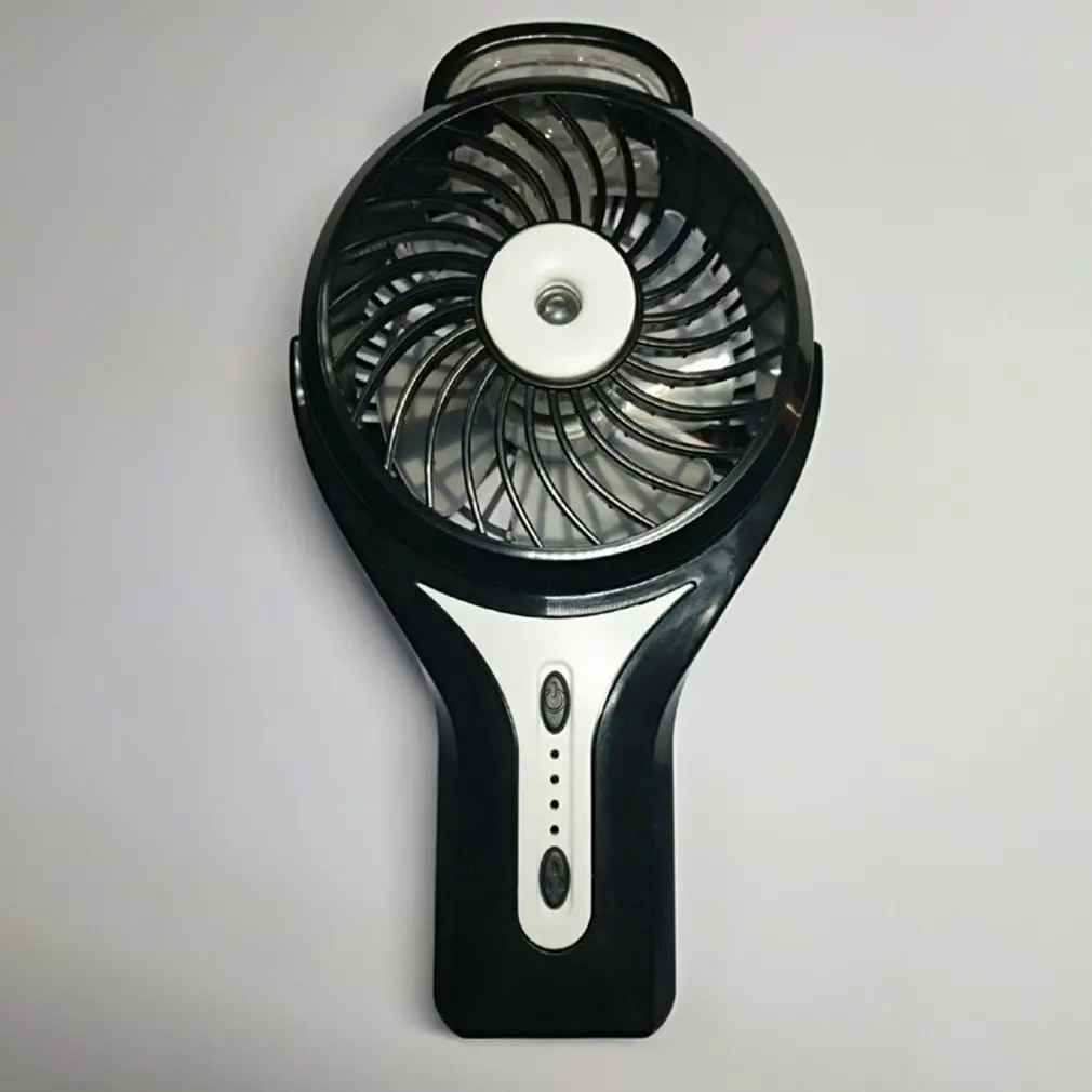 

Portable Mini Cooling Fan Hand-held Humidifier Misting Fan Water Spray Fan Adjustable Air Cooler USB Rechargeable for Outdoor 6V