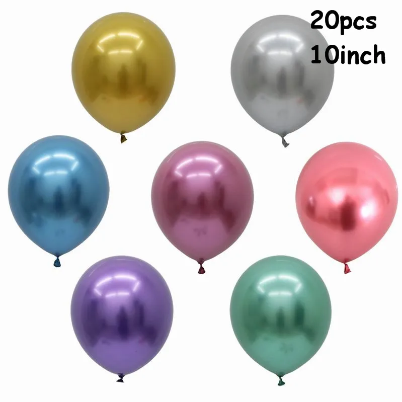 20pcs mix color 50 шт. 12 дюймов темно-синие шары с золотыми конфетти, набор металлических золотых жемчужных белых воздушных шаров, украшения для свадьбы, дня рождения, вечеринки, Globos - Цвет: 20pcs mix color