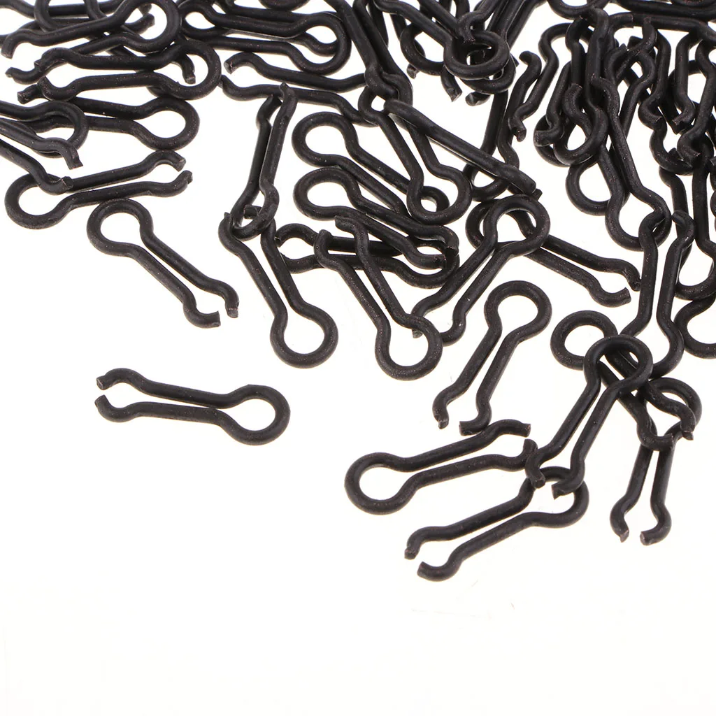 100pcs Stainless Steel Do It Mould Loops Sinker Mould Eyes Lead Making Eye Wires Weight Connector Fishing Accessories Pesca