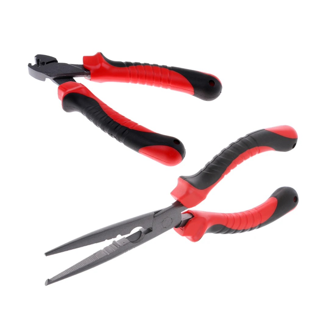 

Pack of 9# Fishing Pliers Easy to Use and 6# Crimping Tool Max Corrosion Resistance
