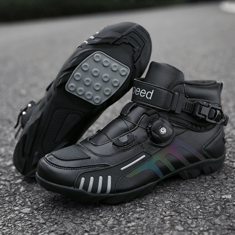 

Professional Cycling Shoes Winter Sports Bicycle Boots Men MTB Sneakers Man Outdoor Mountain Bike Riding Shoe Motorcycle Shoes