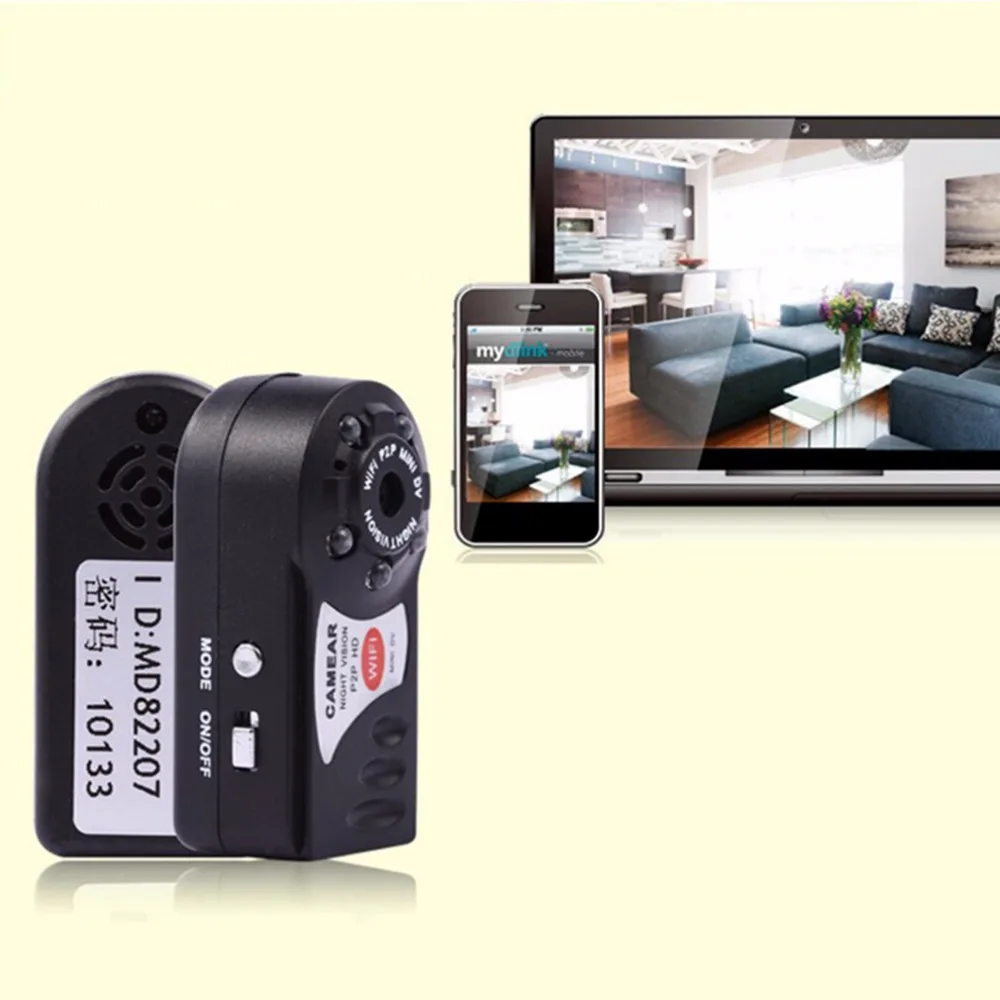 Мини Q7 камера 720P Wifi DV DVR беспроводная IP камера Фирменная Новинка Мини видеокамера рекордер инфракрасное ночное видение маленькая камера