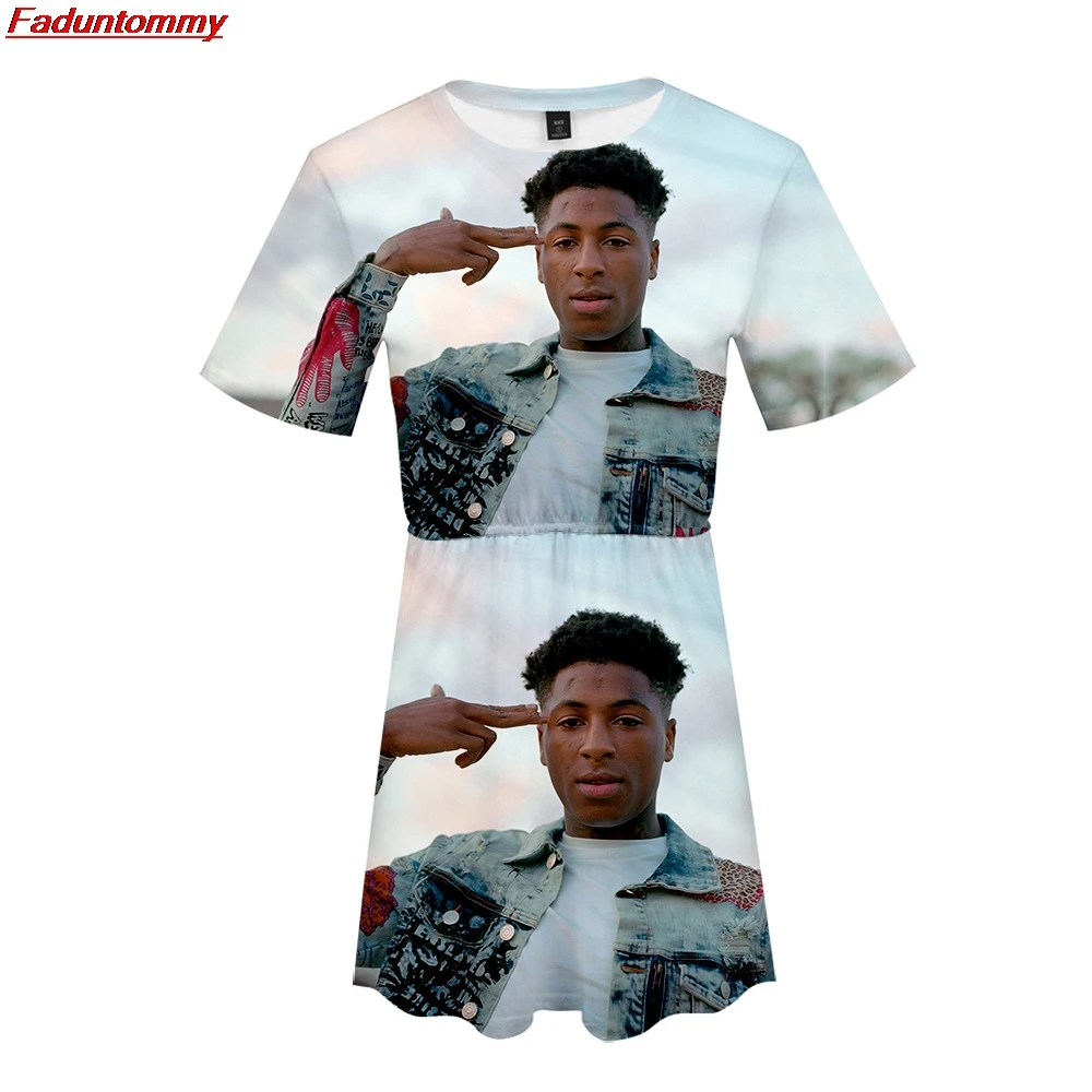 YoungBoy/летнее платье в стиле 3D с рисунком «никогда не разбивается снова» г., тренд с короткими рукавами, великолепная уличная одежда для отдыха летний Повседневный стиль
