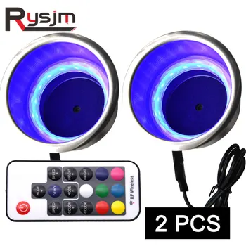 

2pcs Car-styling Universal Car Truck Drink Can Cup Holder Door Mount Stand Drinks Holders For Car Marine Boat 7 Color Led Light