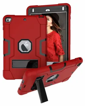 

Tablet Shell For IPad Mini 4 5 7.9" 2019 Rugged Shockproof Heavy Duty Hybrid 3 Layer Armor Defender Kids Proof Cover Funda+pen