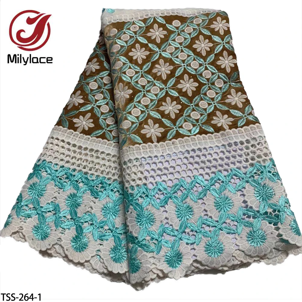 値段通販 スイスレースのアフリカの生地 スイスのベール 綿100 アフリカのドレスの女性の結婚式 Tss 264 中古 買取店舗 Pnlp Sn