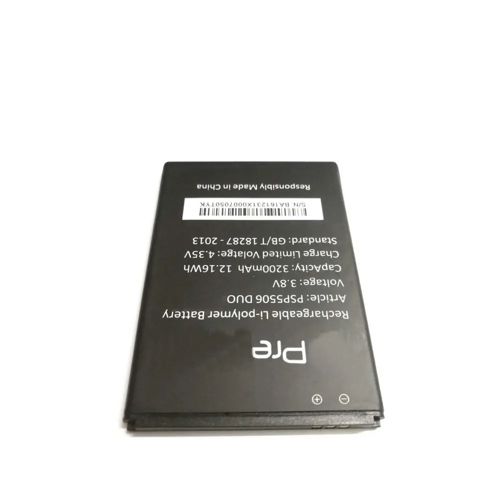 Высококачественный сменный аккумулятор PSP5506 DUO для Prestigio Grace Q5 PSP550 3200 мАч