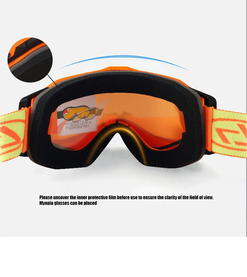Лыжные очки 2 двойные линзы противотуманные UV400 большие сферические сноубордические очки для мужчин и женщин лыжные снежные очки