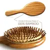 1PC Wood Comb Professional Healthy Paddle Cushion Hair Loss Massage Brush Hairbrush Comb Scalp Hair Care Healthy bamboo comb 1