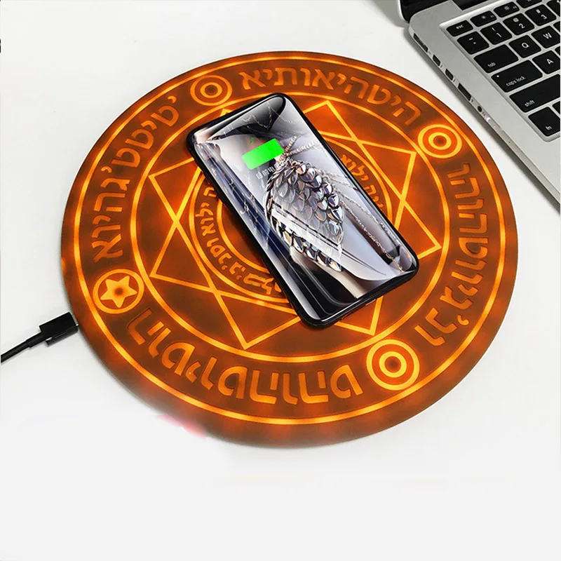 Беспроводное зарядное устройство Magic Circle 10 Вт беспроводная Быстрая зарядка для