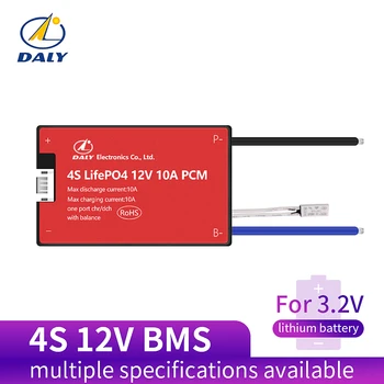 

3.2V 12V 4S 10A LiFepo4 battery 18650 charger bms PCB BMS Protection Board with Balance 12.8V Lipo Cell temperature sensor bms