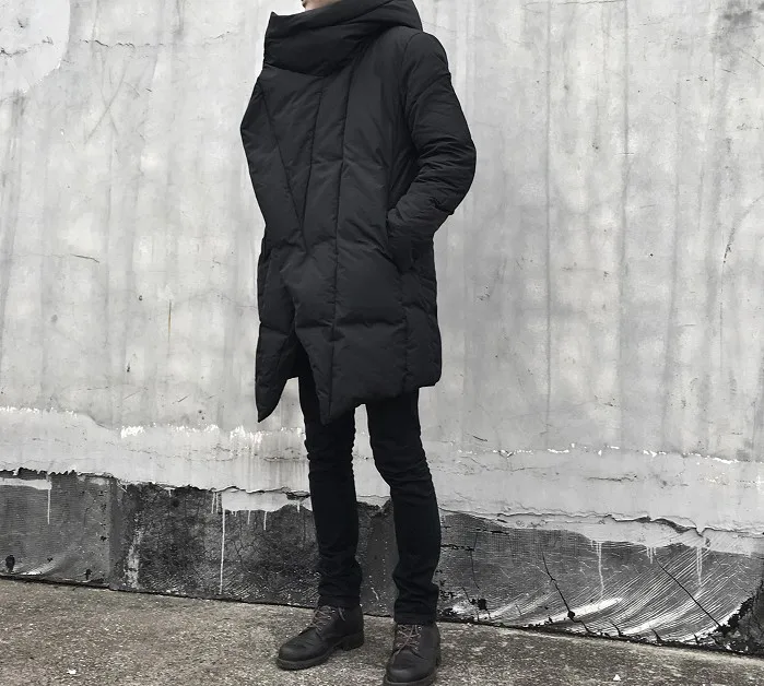 Owen seak Men Parkers Down Jackets Gothic Style Men's Clothing Trench Winter Women Dust Coats Windbreaker Black Down Jackets