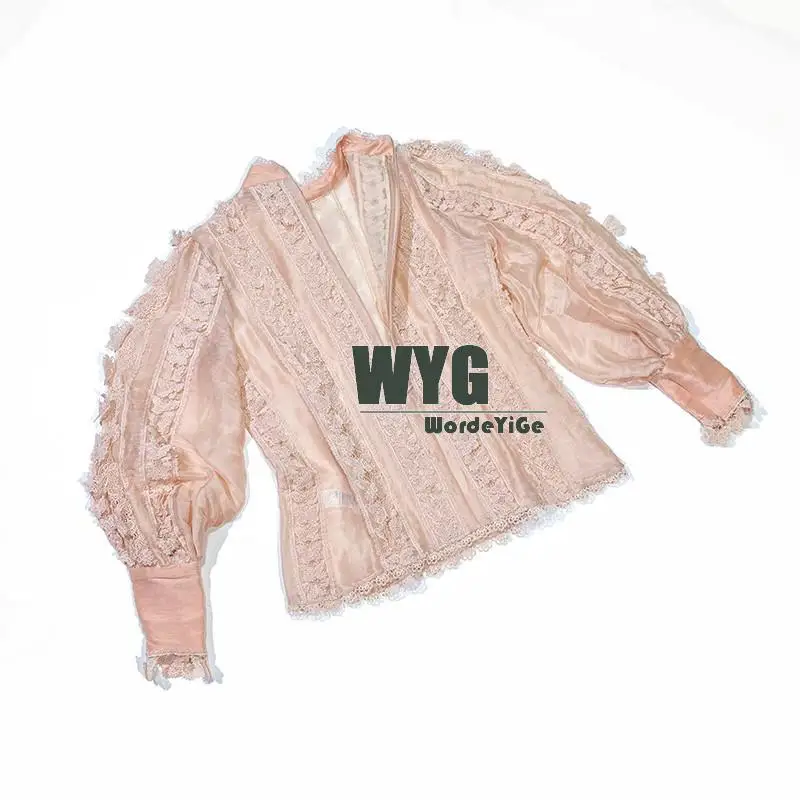 Top Quality Butterfly Appliqued Designer Blosues