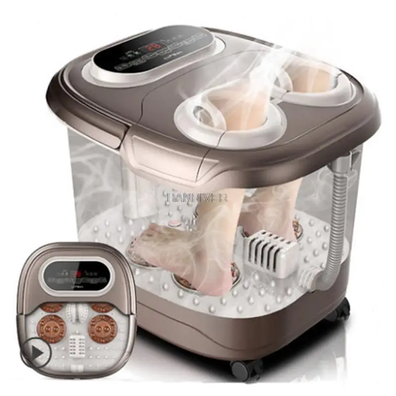 Foot Massage bath automatic Feet basin electric heating machine home use Fingers knead fumigation massage Tai Chi kneading Spa |