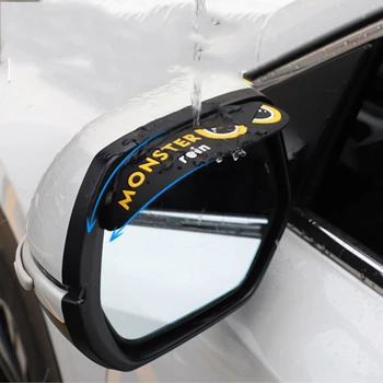 

BOOMBLOCK Universal Car Rearview Mirror Rain Visor Shade Protector Accessories for BMW e90 e60 e46 f10 VW Golf 7 peugeot 206