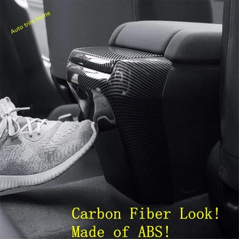 

Accessories Fit For Honda Civic Sedan 2016 - 2020 ABS Carbon Fiber Look Rear Armrest Box Anti Kick Protection Panel Cover Trim