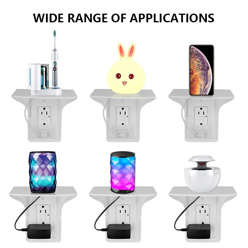 Wall Electrical Socket Mobile Phone Bracket Support Power Outlets Stand Only Bracket electrical power socket electrical sockets