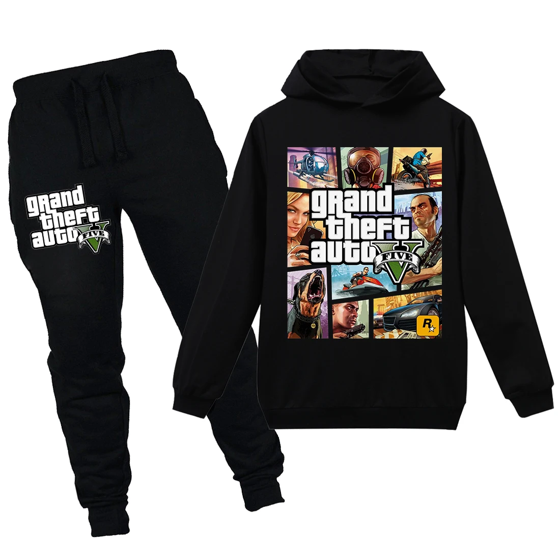 Горячая распродажа детских толстовок с капюшоном с персонажами из мультфильмов «Grand Theft Auto V gta 5» Одежда для мальчиков, футболка одежда с капюшоном для маленьких девочек, рубашка для fortnight