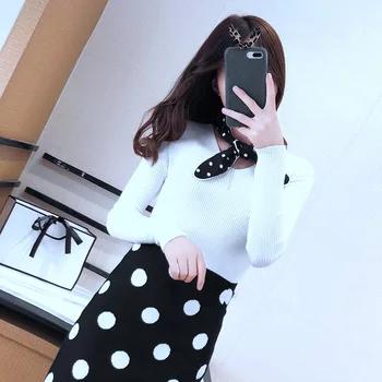 

Casual Sweater Women Autumn Winter Solid Color V-neck Sweater Long Sleeve Slim Knitted Pullovers Candy Color Sweaters