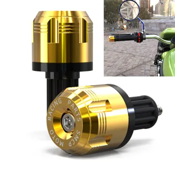 

1 Pair Slider Handle Bar End Weights Motorcycle&Bike Handlebar Gear Balanced Plug Suitable For 17-20mm Inside Diameter