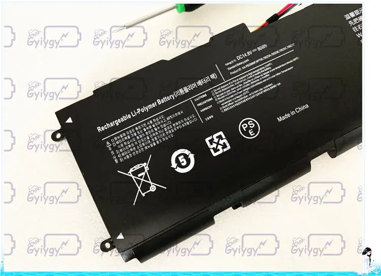 Ноутбук Батарея для samsung NP700Z5A NP700Z5B NP700Z5C NP700Z7C Батарея AA-PBZN8NP