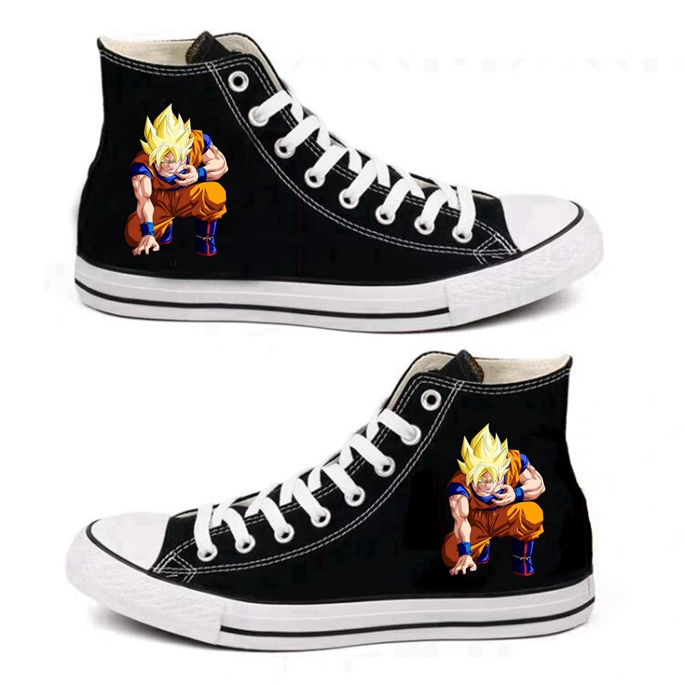 Style 5 Аниме мультфильм Dragon Ball Косплэй парусиновая обувь для отдыха; обувь с высоким берцем и на высокой платформе; Для мужчин Для женщин костюм в стиле «хип-хоп» парусиновая обувь - Цвет: Style 5